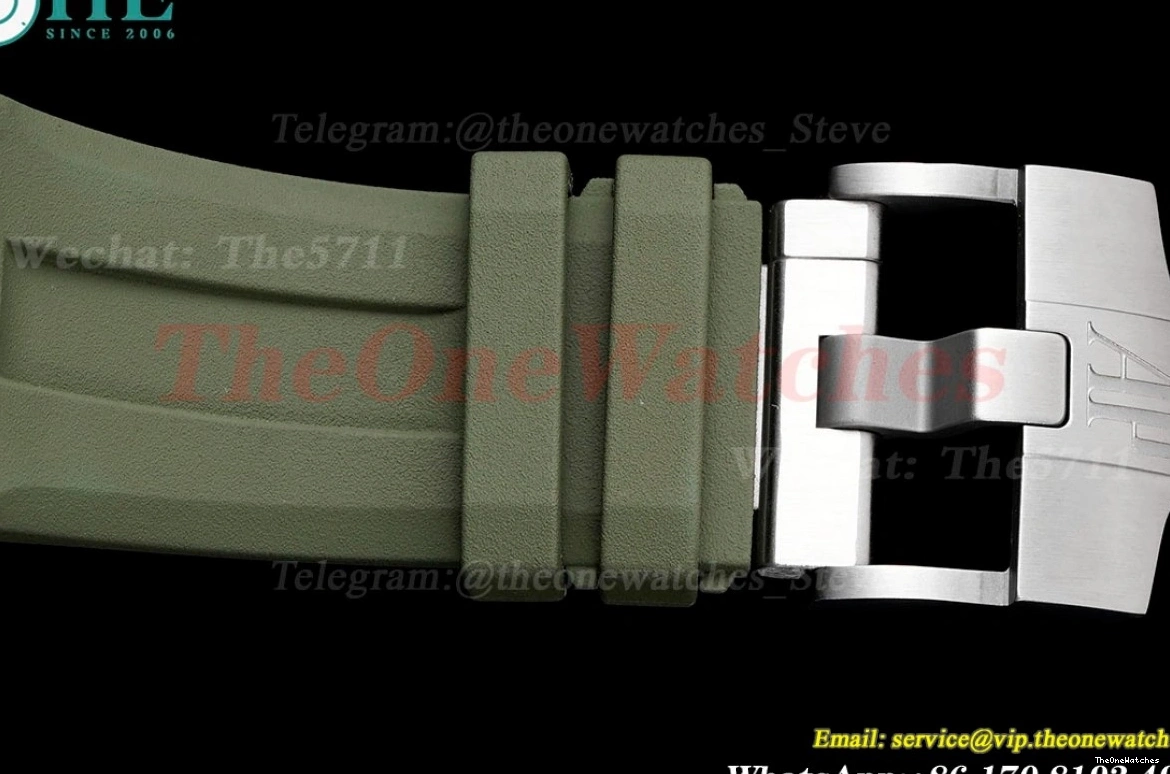 Green Royal 42mm Oak A4308 SS Stk Clone RU Diver Offshore APS 15720 Super 0511
